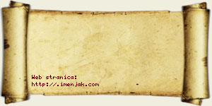 Jadranka Nenadić vizit kartica